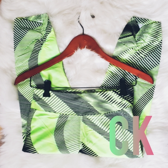 Calvin Klein Pants - Everything Must Go Calvin Klein, yoga, tights, spandex, workout, green